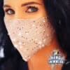 bling mask pink