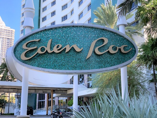 The Eden Roc Hotel in Miami Beach