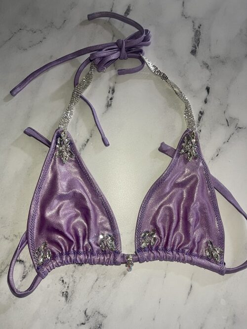 Purple Rain Bikini Top